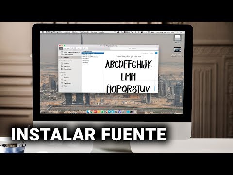 Cómo instalar tipografía en Photoshop Mac